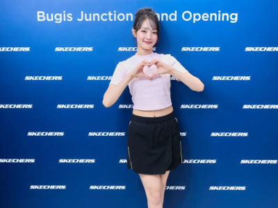 Minnie (I-DLE) tham dự sự kiện giới thiệu công nghệ Slip-ins của giày Skechers tại Singapore
